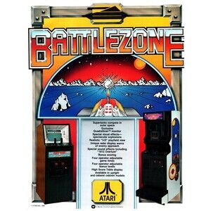JOB LOT 5x Original NOS Atari Battle Zone Arcade Flyers Wholesale Dealer Lot
